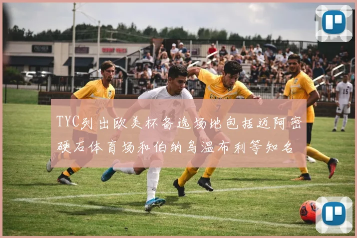 TYC列出欧美杯备选场地包括迈阿密硬石体育场和伯纳乌温布利等知名场馆