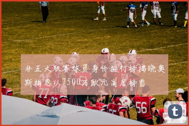 非五大联赛球员身价排行榜揭晓奥斯梅恩以7500万欧元高居榜首